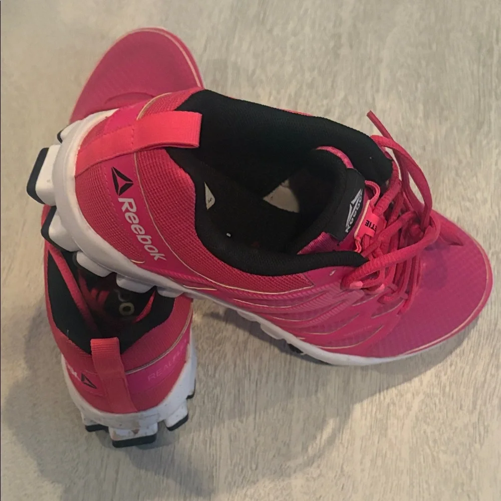 Reebok Women's Vibrant Pink Athletic Sneakers - Picture 6 of 6